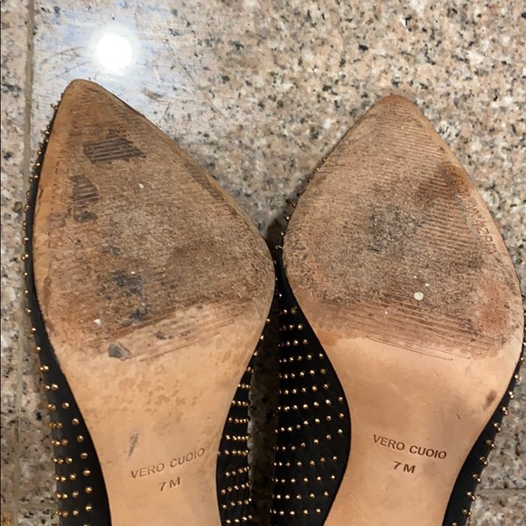 BCBG Max Azria Black heels with gold studs - Picture 10 of 14